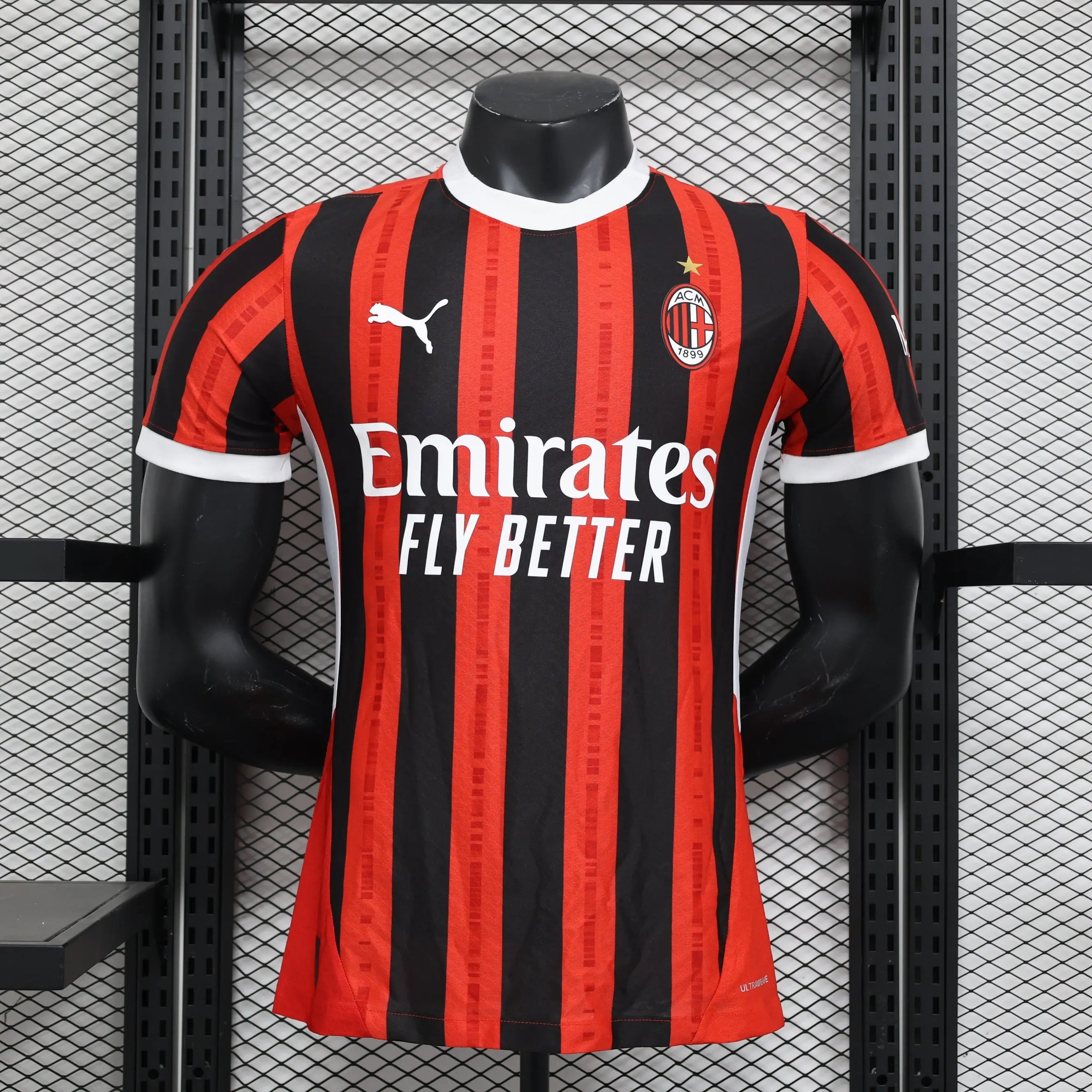 MAILLOT AC MILAN DOMICILE 2024/2025 Version Player Onze Maillots