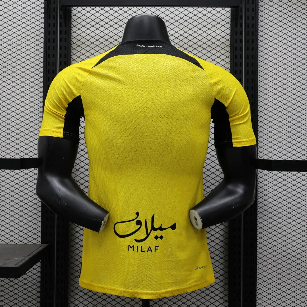 MAILLOT AL ITTIHAD DOMICILE "Jaune, Noir" 2024/2025 Onze Maillots