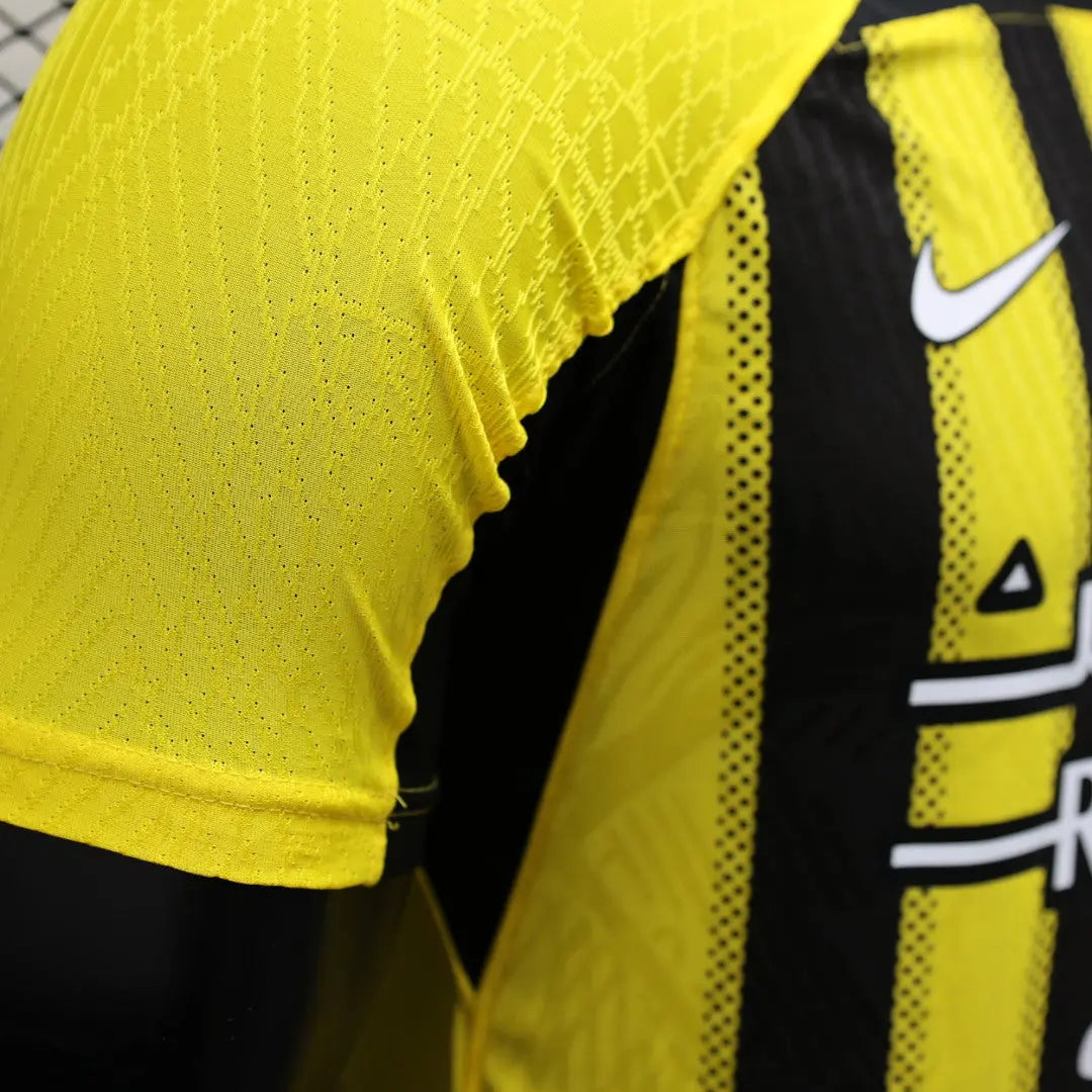 MAILLOT AL ITTIHAD DOMICILE "Jaune, Noir" 2024/2025 Onze Maillots