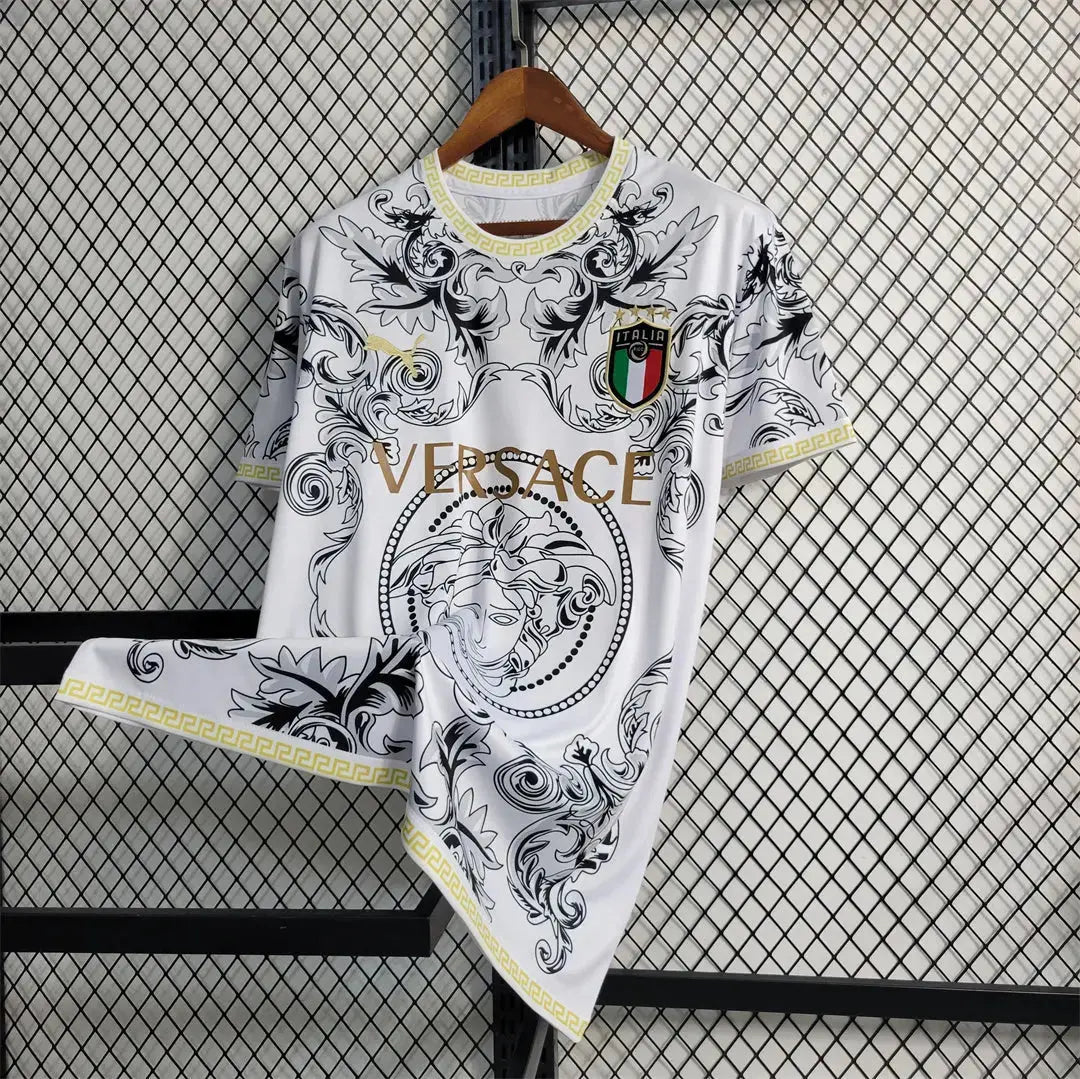 MAILLOT ITALIE CONCEPT EDITION VERSACE BLANC 2023/2024 Onze Maillots