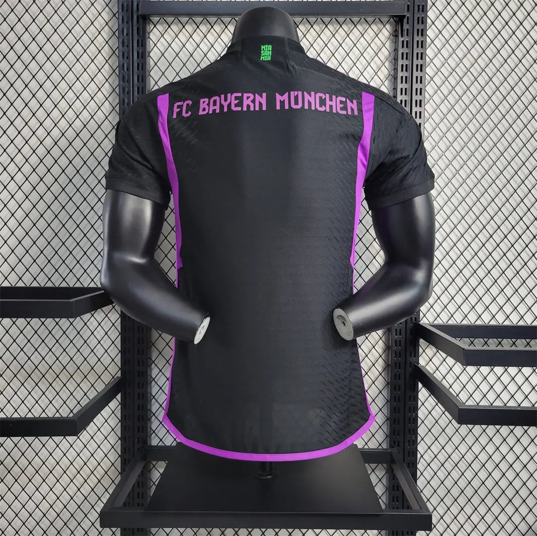 MAILLOT BAYERN MUNICH EXTÉRIEUR « violet,noir » 2023/2024 version player Onze Maillots