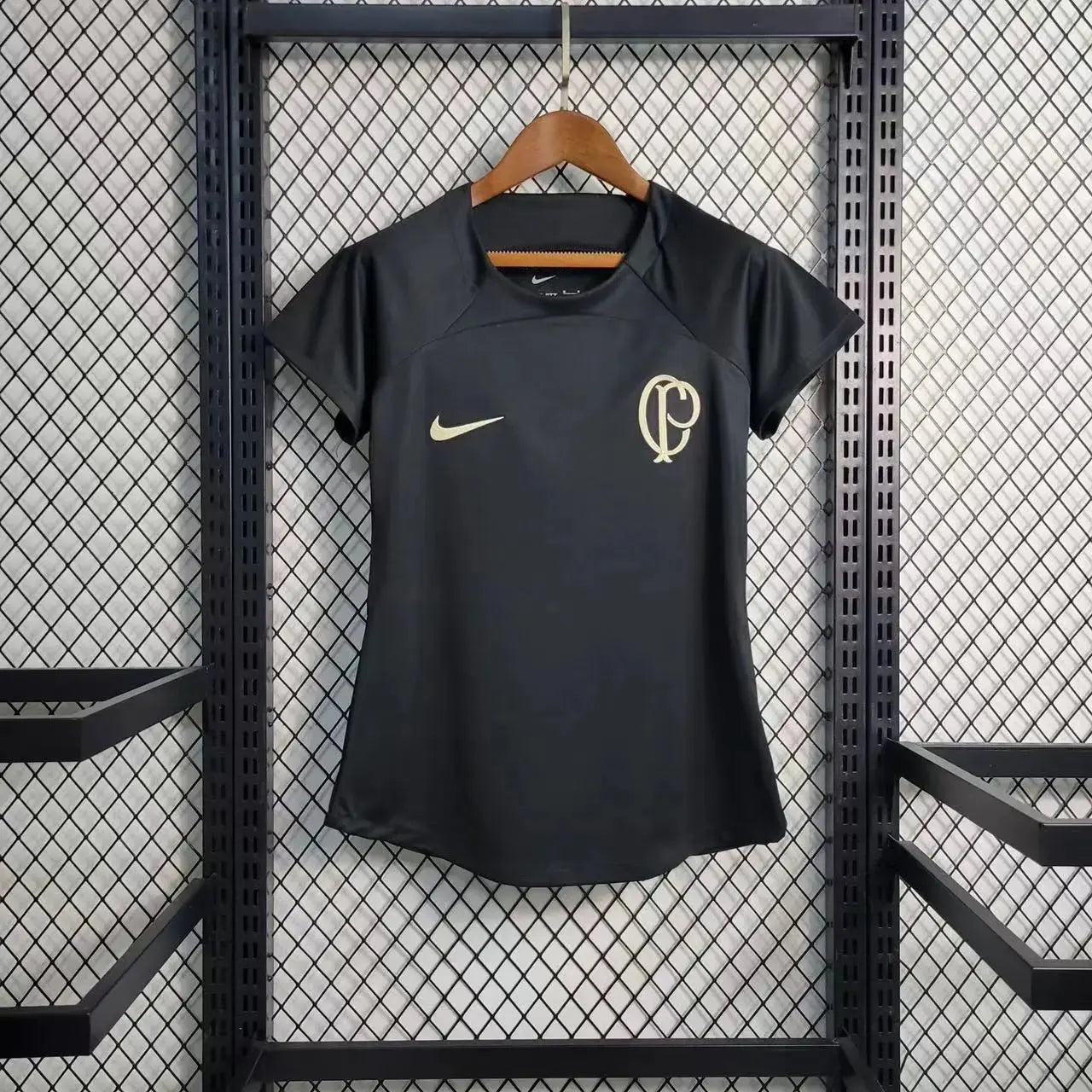 Maillot Femme Corinthians Entrainement "Noir" 2022/2023 YamaFoot