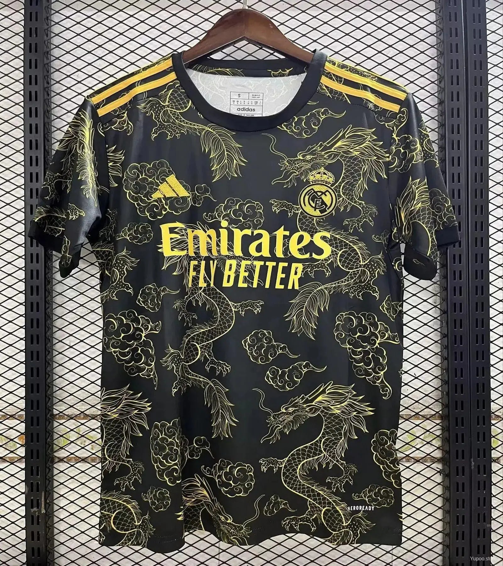 Maillot Real Madrid Black "Dragon" 2023/2024 JanaFoot