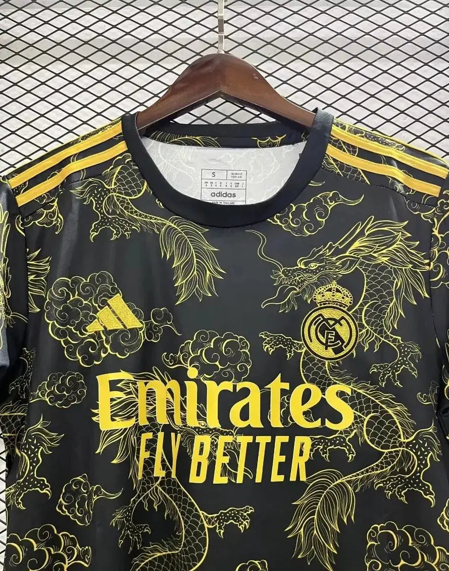 Maillot Real Madrid Black "Dragon" 2023/2024 JanaFoot