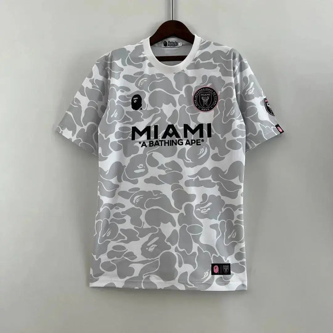 Maillot Inter Miami CF x Bape gris 2023/2024 Yama