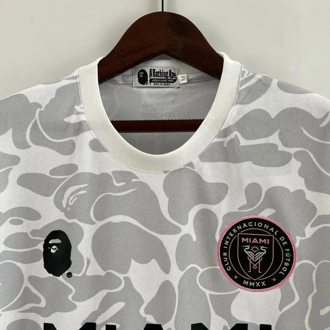 Maillot Inter Miami CF x Bape gris 2023/2024 Yama