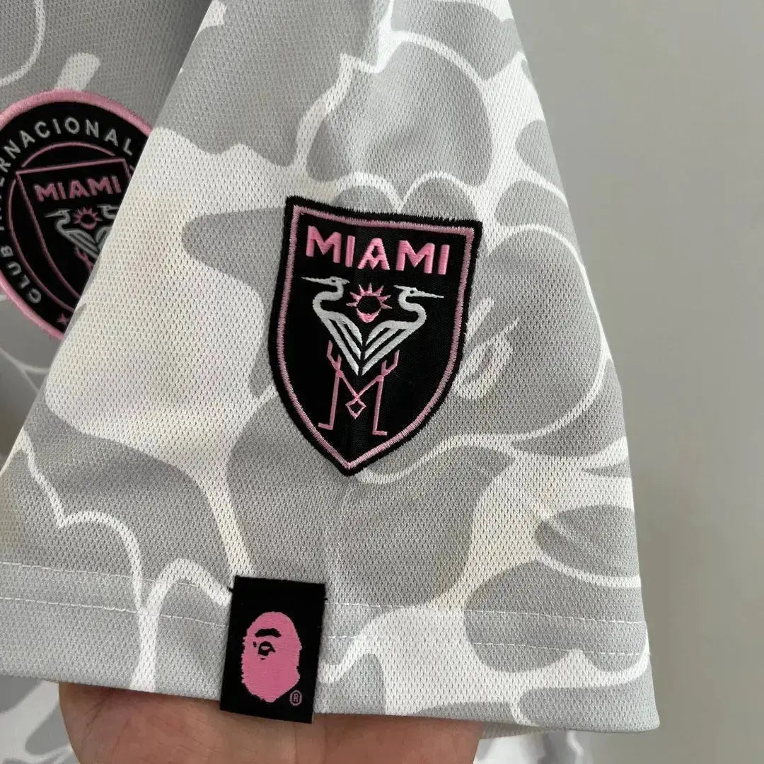 Maillot Inter Miami CF x Bape gris 2023/2024 Yama