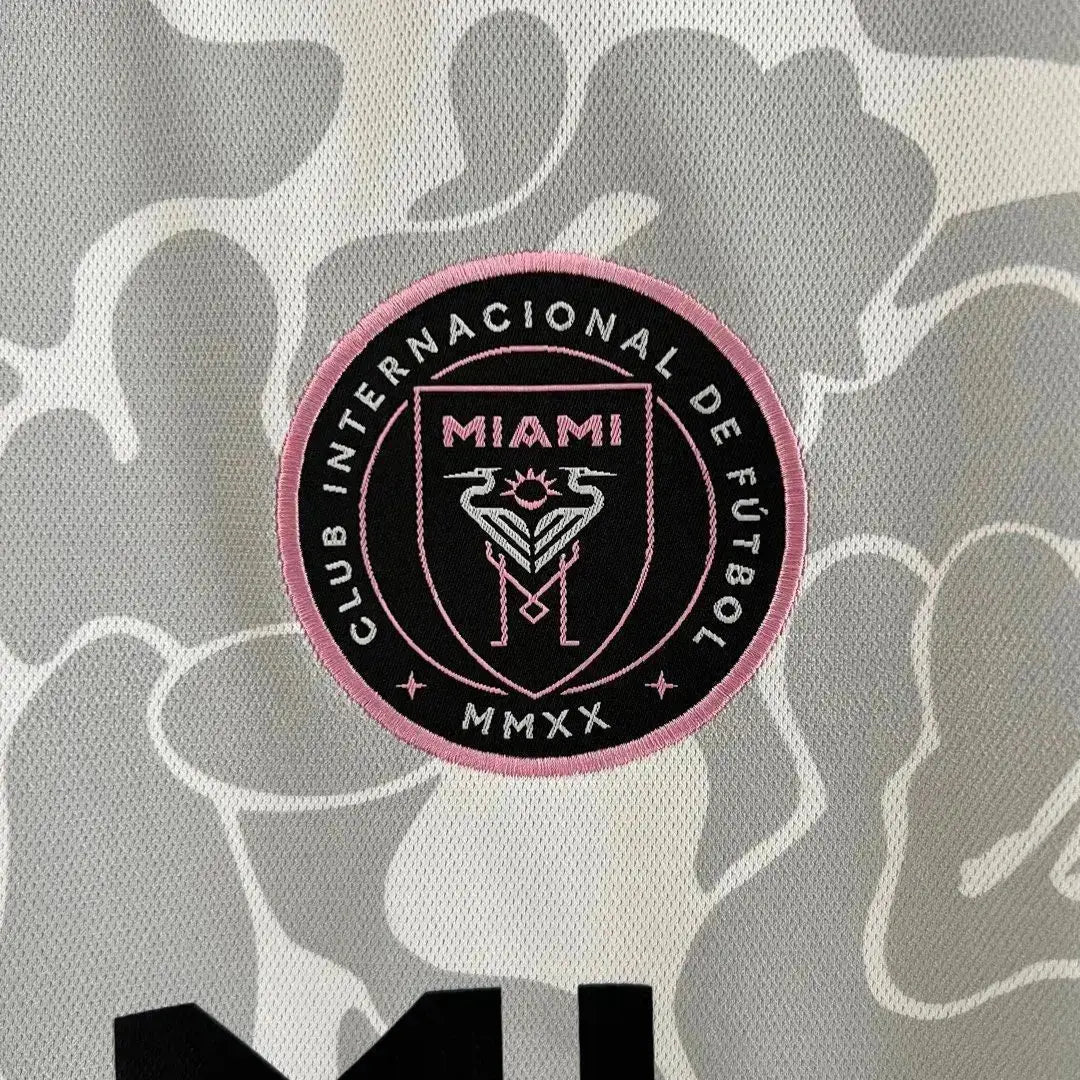 Maillot Inter Miami CF x Bape gris 2023/2024 Yama