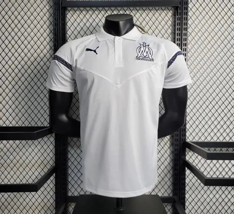 Maillot Olympique de Marseille POLO "Blanc" 2023/2024 YamaFoot