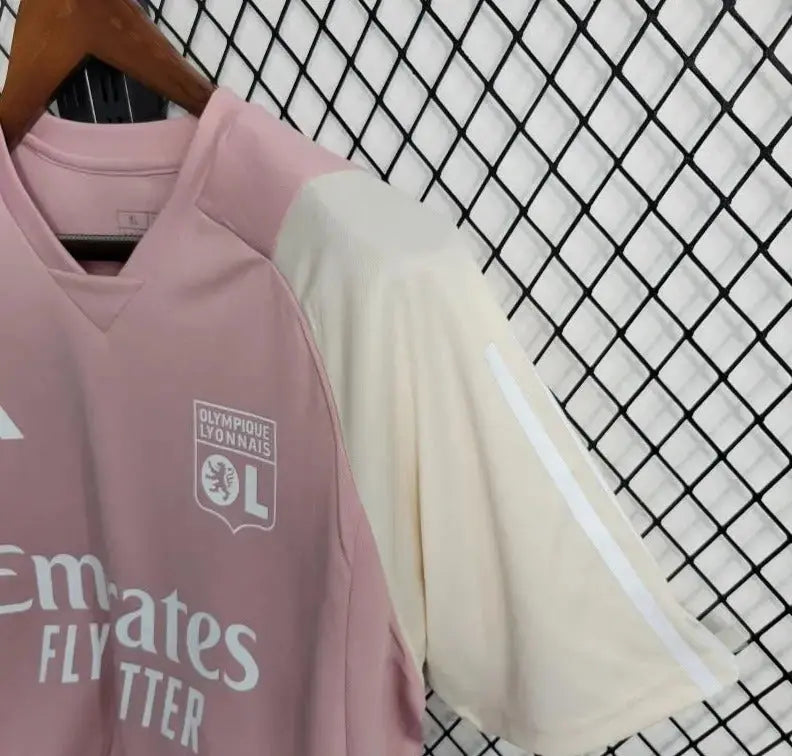 Maillot Olympique Lyonnais Entrainement "Pink" 2023/2024 YamaFoot