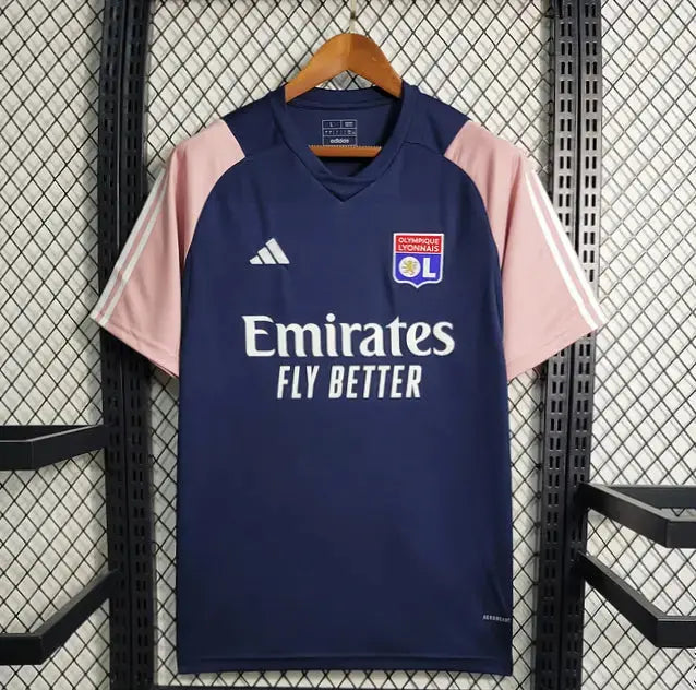 Maillot Olympique Lyonnais "Navy" Avant-Match 2023/2024 YamaFoot