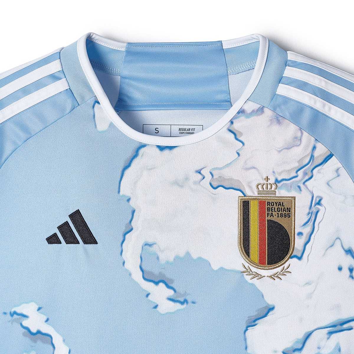 Maillot Belgique Extérieur "Bleu Clair" 2023/2024 YamaFoot