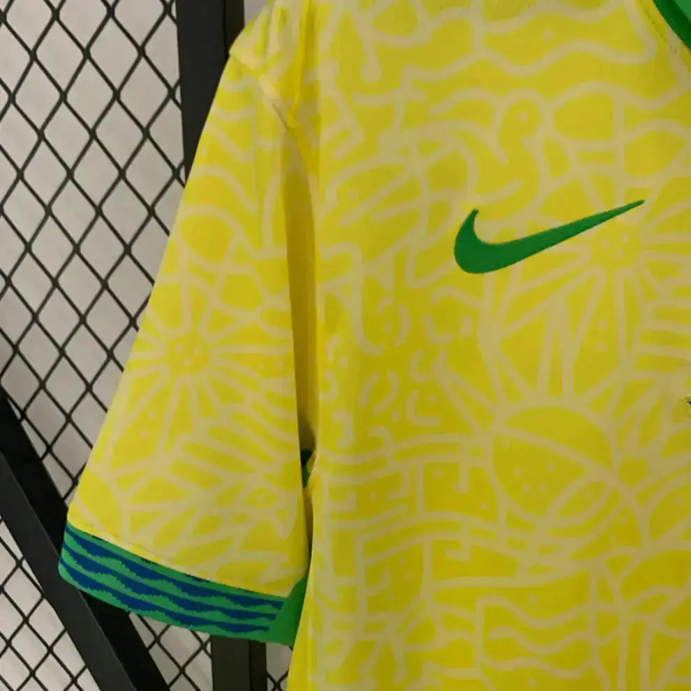 Maillot Brésil/Brazil domicile "Jaune" 2024/2025 Yama