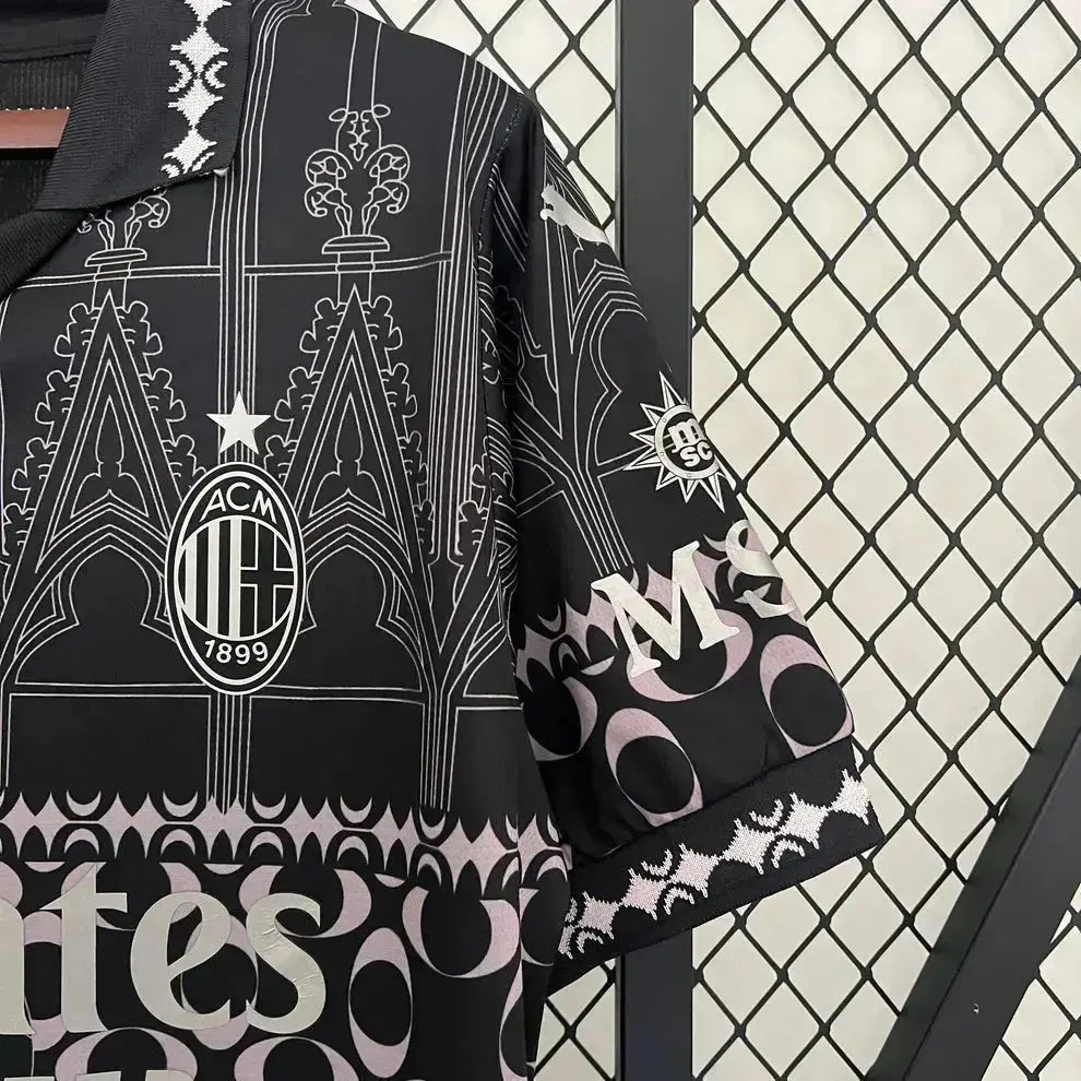 Maillot AC Milan x PLEASURES « Noir » 2024/2025 Yama