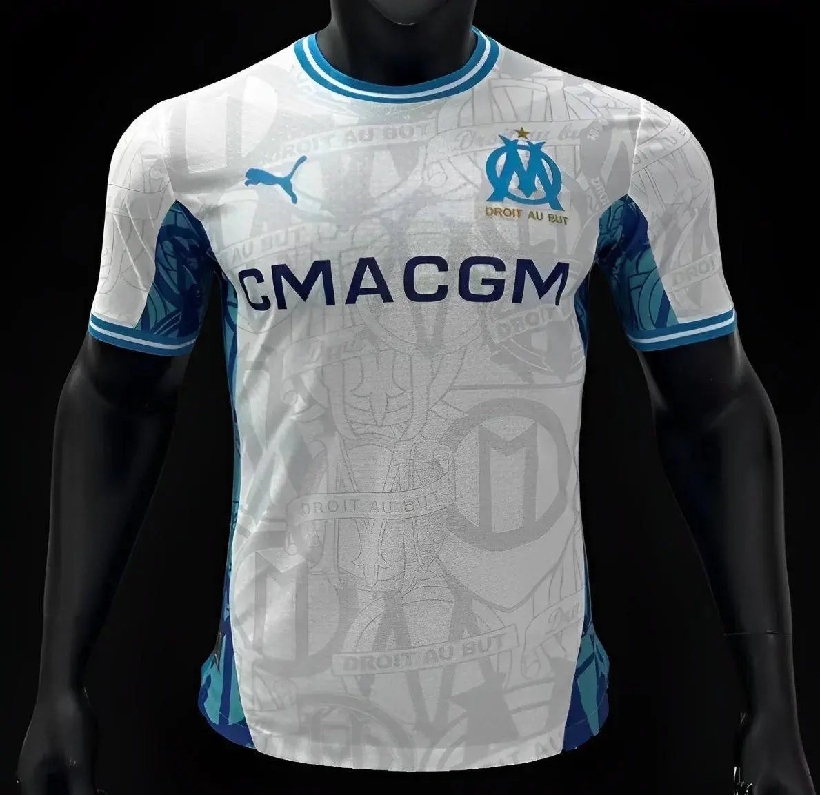 Maillot Olympique de Marseille Domicile Version Player 2024/2025 YamaFoot