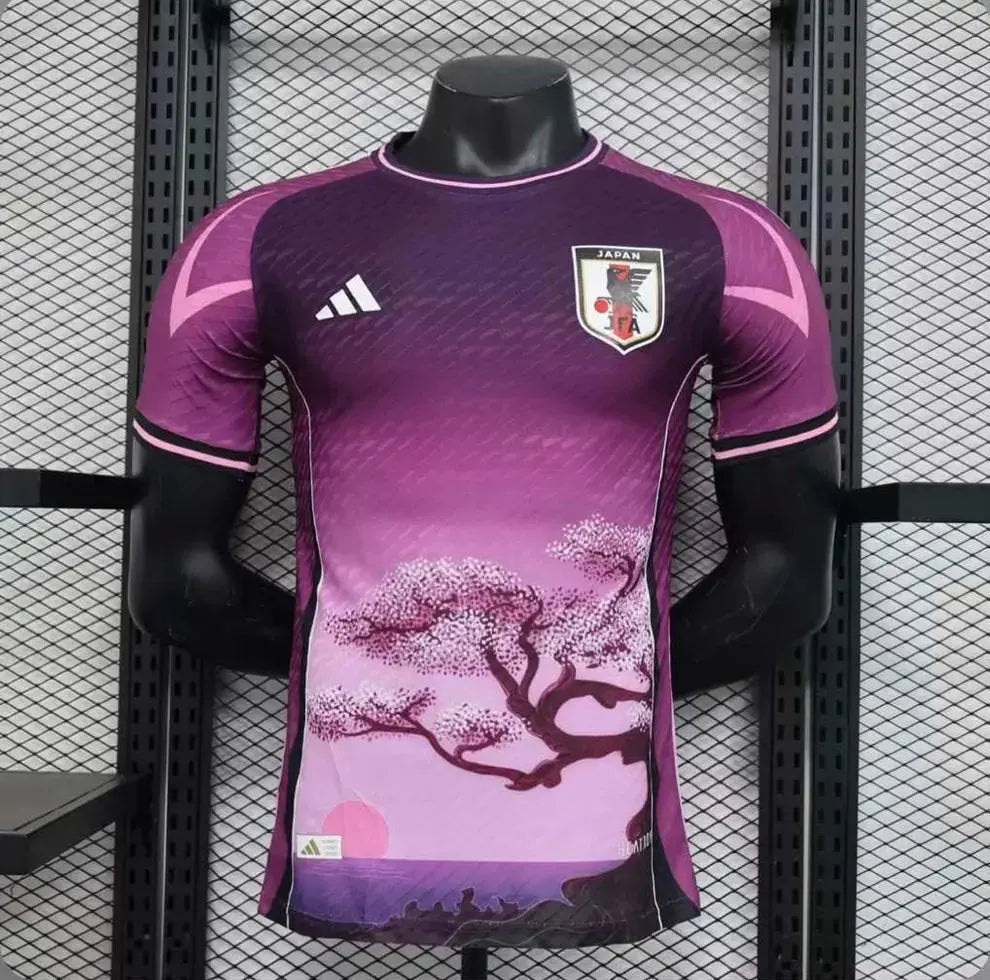 Maillot Japon Édition spéciale violet « arbre » 2024/2025 version player YamaFoot