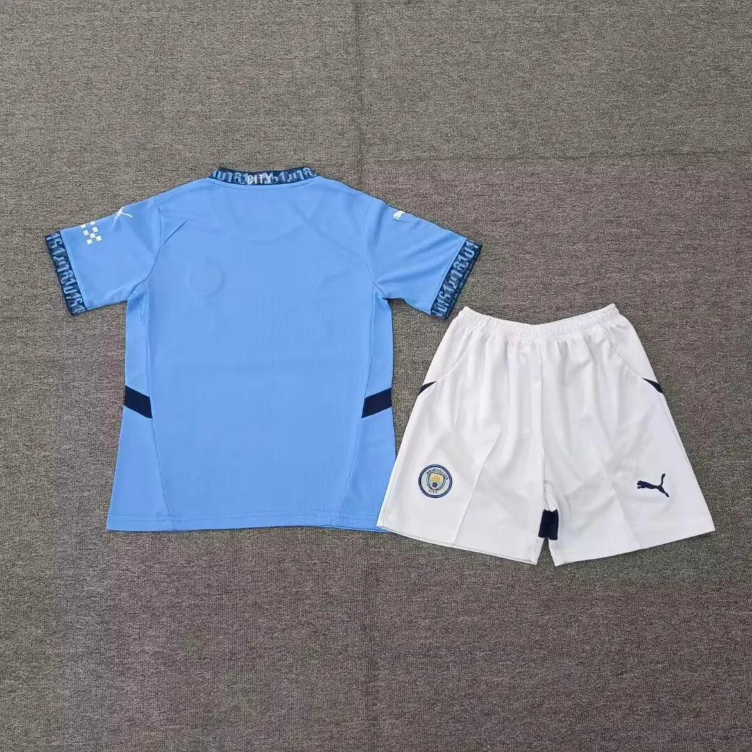 MAILLOT ENFANT MANCHESTER CITY DOMICILE 2024/2025 Onze Maillots