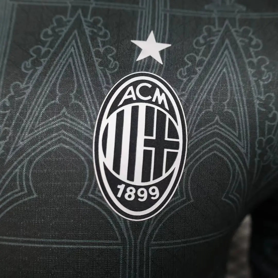 MAILLOT AC MILAN EDITION PLEASURES FOURTH NOIR 2023/2024 Version Player Onze Maillots