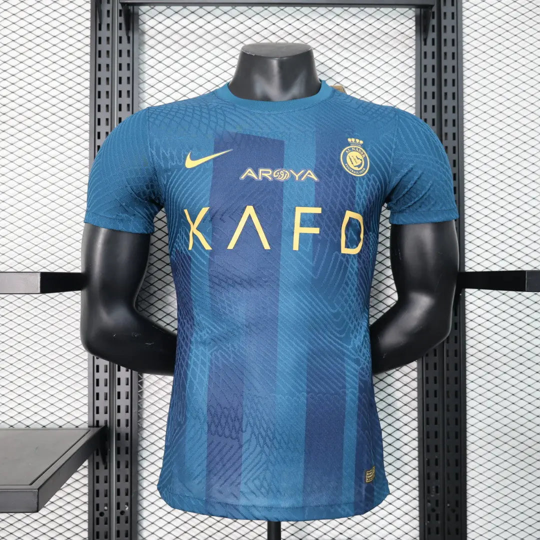 MAILLOT AL NASSR EXTERIEUR "Bleu" 2023/2024 Version Player Onze Maillots