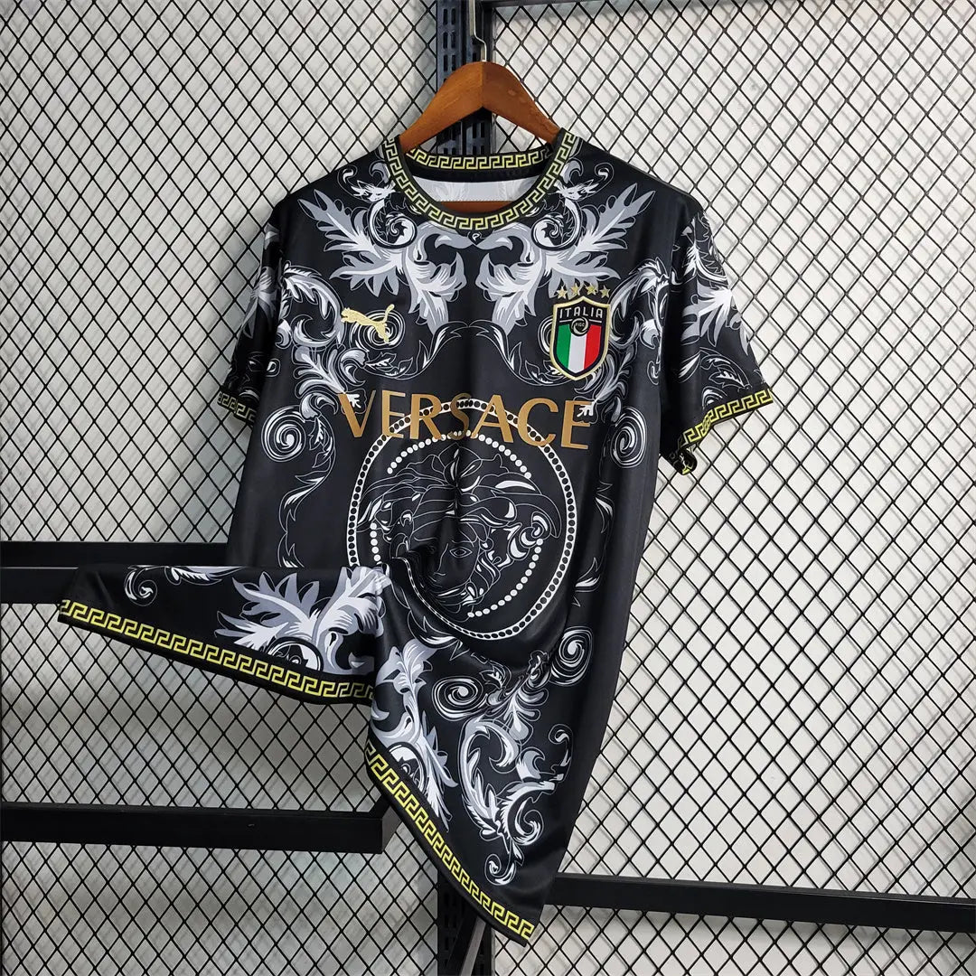 MAILLOT ITALIE CONCEPT EDITION VERSACE NOIR 2023/2024 Onze Maillots