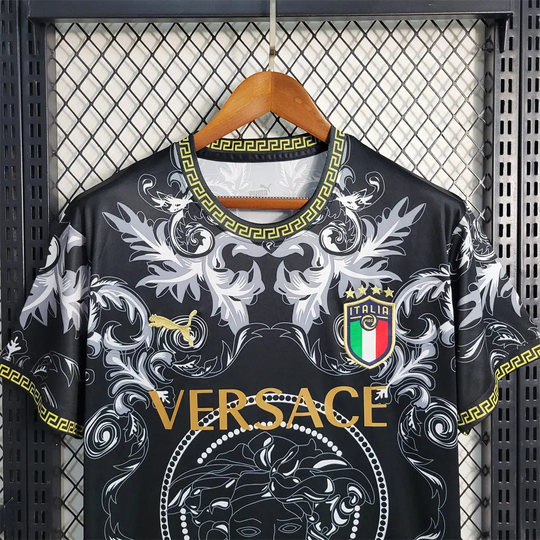 MAILLOT ITALIE CONCEPT EDITION VERSACE NOIR 2023/2024 Onze Maillots