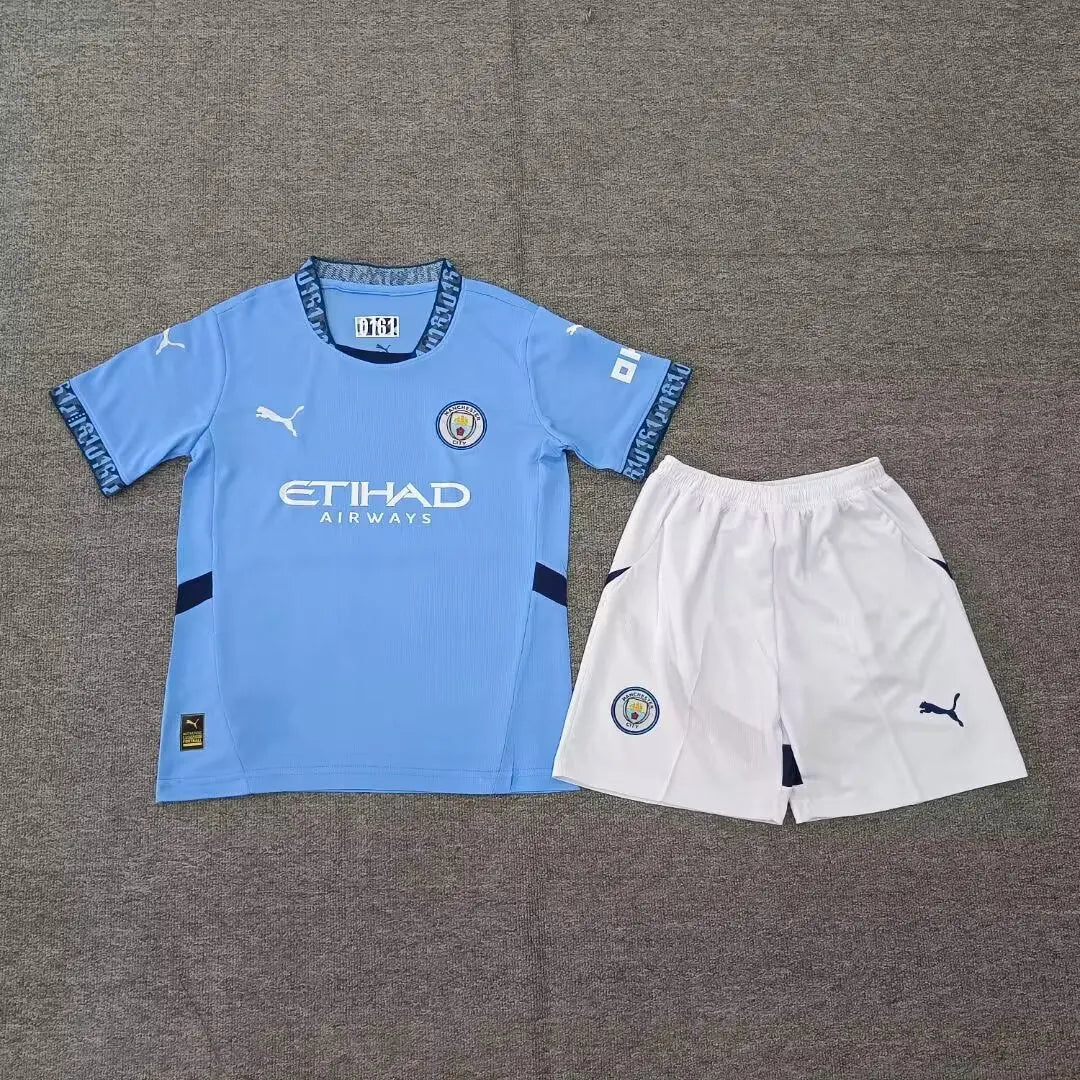 MAILLOT ENFANT MANCHESTER CITY DOMICILE 2024/2025 Onze Maillots