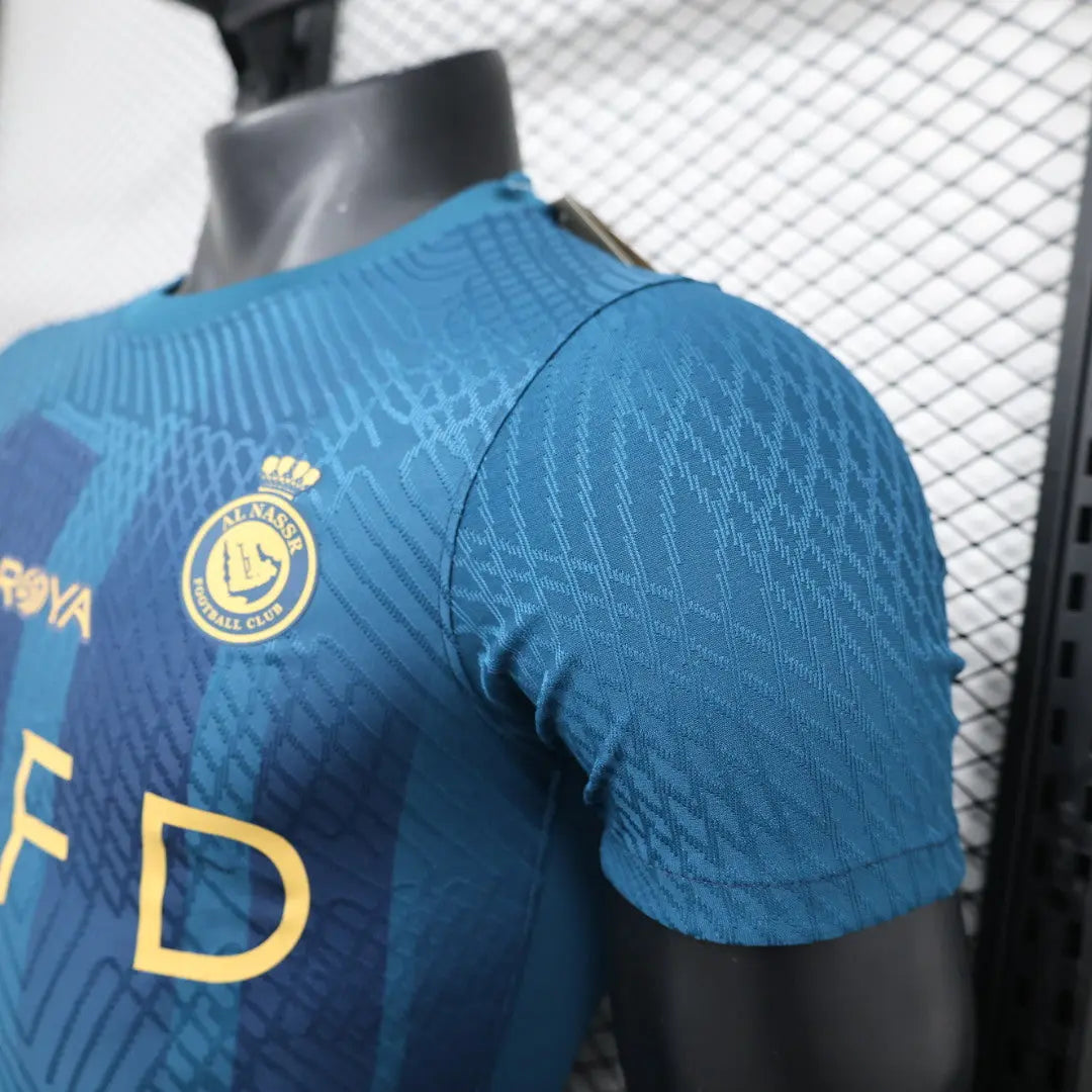 MAILLOT AL NASSR EXTERIEUR "Bleu" 2023/2024 Version Player Onze Maillots