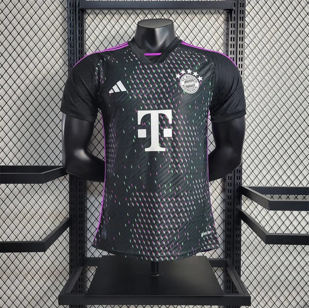 MAILLOT BAYERN MUNICH EXTÉRIEUR « violet,noir » 2023/2024 version player Onze Maillots