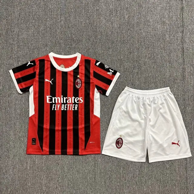 MAILLOT ENFANT AC MILAN DOMICILE 2024/2025 Onze Maillots