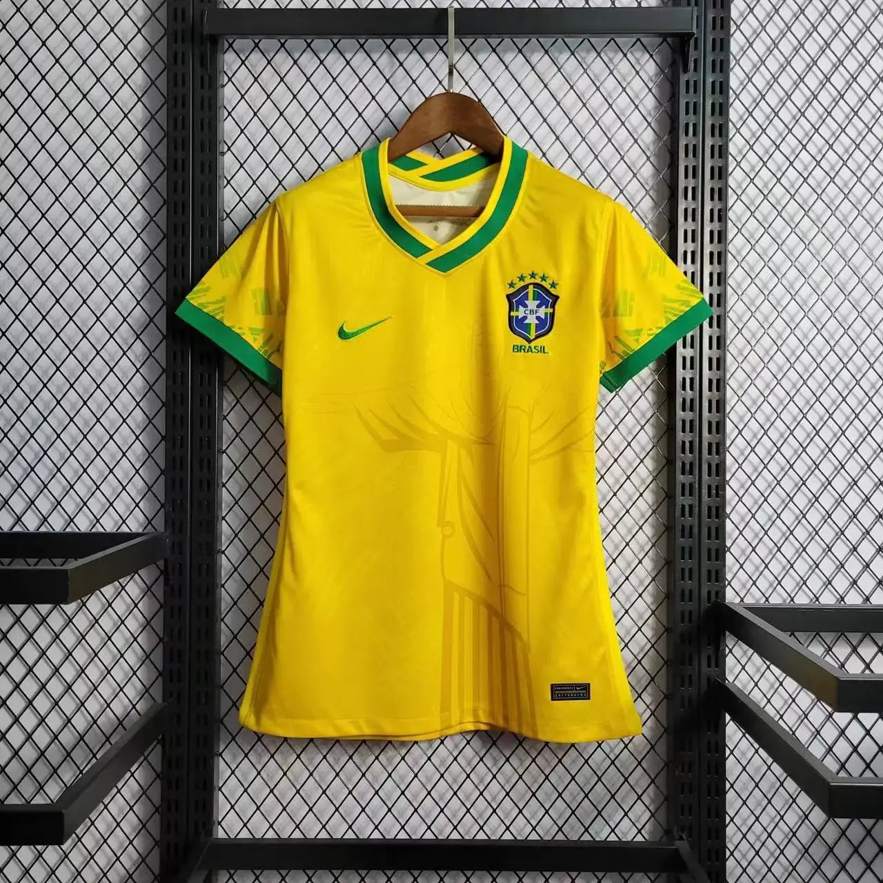 Maillot Femme du Brésil/Brazil Concept Jaune « Christ rédempteur » YamaFoot