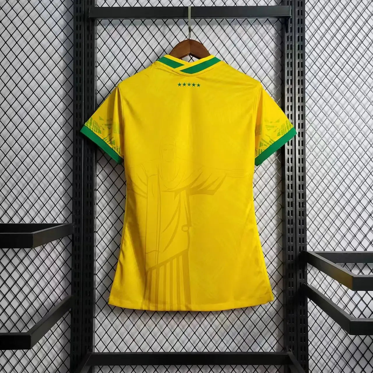 Maillot Femme du Brésil/Brazil Concept Jaune « Christ rédempteur » YamaFoot