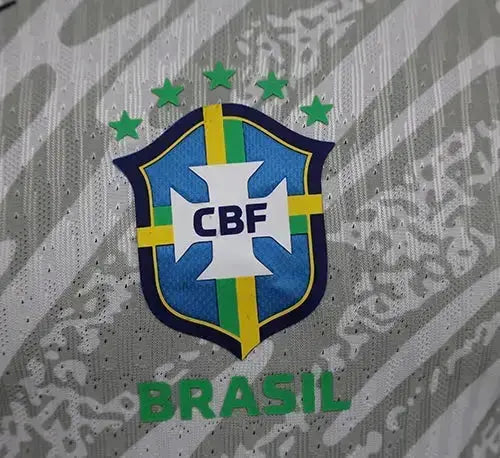 Maillot Brésil/Brazil Gardien « Gris » Version Player 2024-2025 Yama