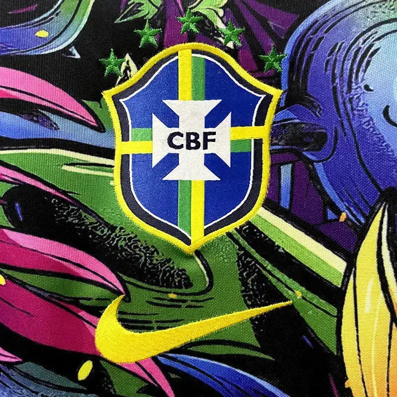 Maillot du Brésil "Multicolore" Concept 2025 Yama