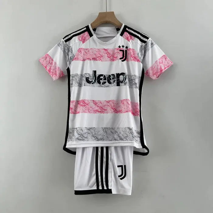 MAILLOT ENFANT JUVENTUS EXTÉRIEUR 2023/2024 Onze Maillots