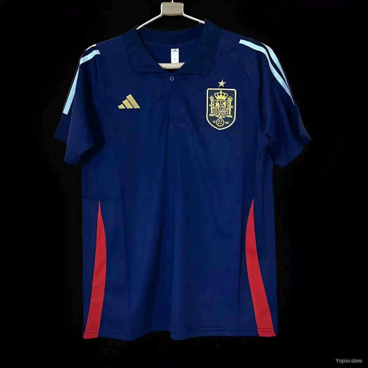 Maillot Espagne Polo "Bleu Marine" 2024 YamaFoot