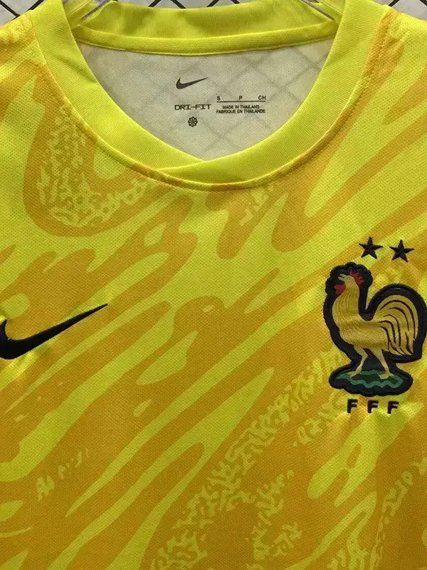 Maillot Gardien France Jaune 2024-2025 Yama