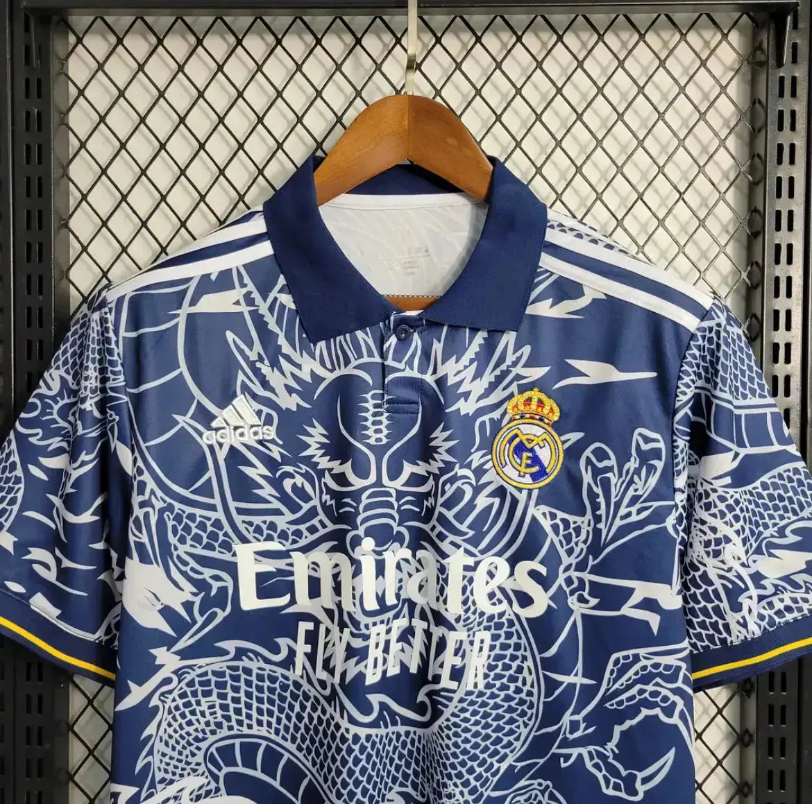 Maillot Real Madrid Chinois Dragon édition Spéciale 2023-2024 - Bleu Yama