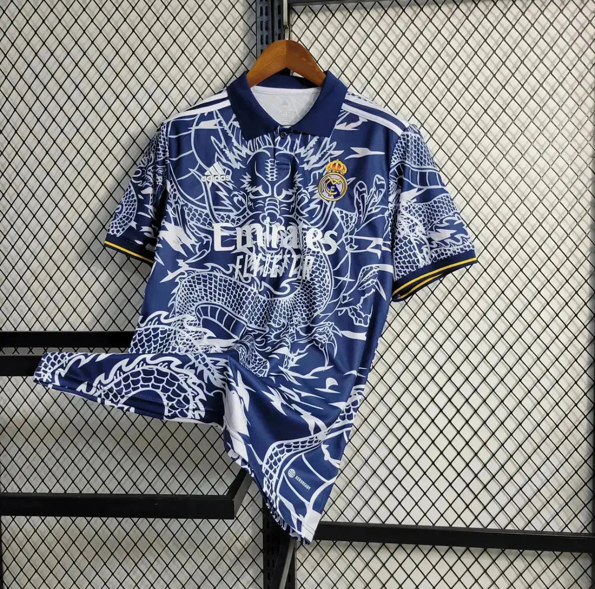 Maillot Real Madrid Chinois Dragon édition Spéciale 2023-2024 - Bleu Yama