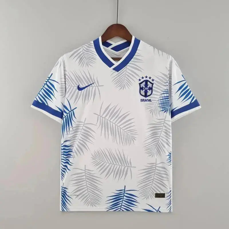 Maillot du Brésil Concept « feuilles bleues » Yama