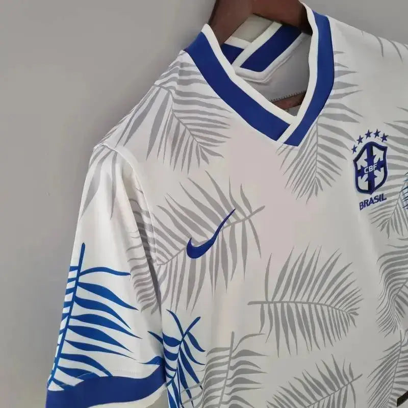 Maillot du Brésil Concept « feuilles bleues » Yama