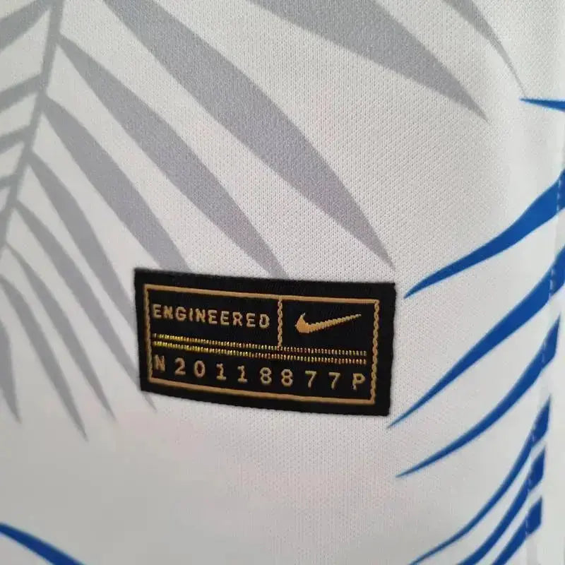 Maillot du Brésil Concept « feuilles bleues » Yama