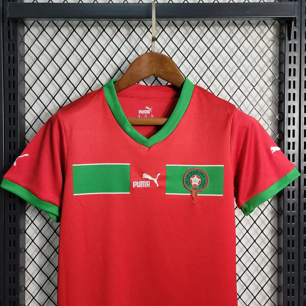 MAILLOT ENFANT MAROC DOMICILE 2022/2023 Onze Maillots