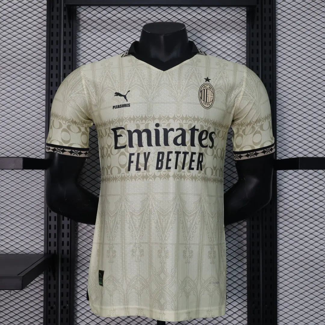 MAILLOT AC MILAN EDITION PLEASURES FOURTH BLANC 2023/2024 Version Player Onze Maillots