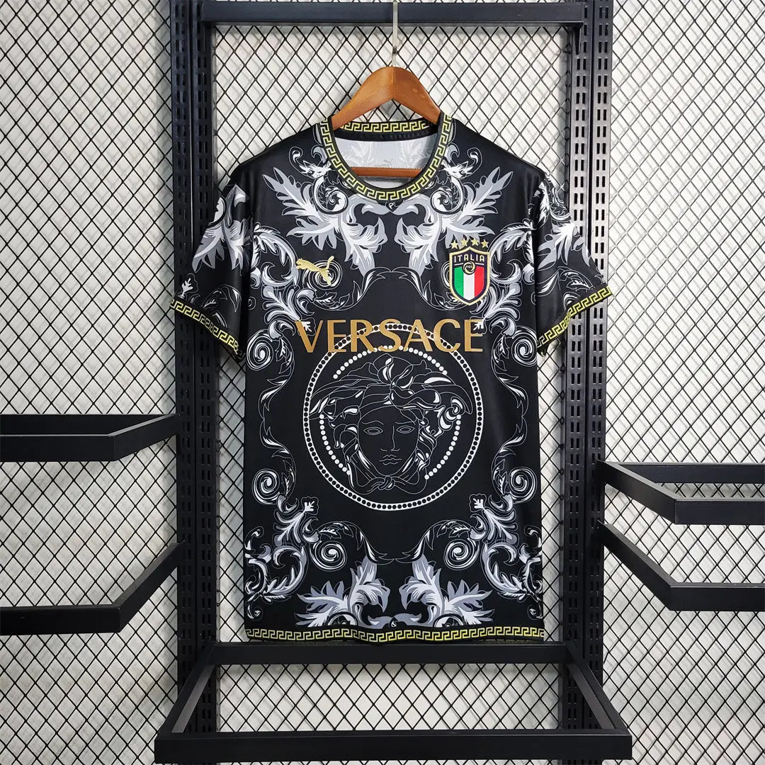 MAILLOT ITALIE CONCEPT EDITION VERSACE NOIR 2023/2024 Onze Maillots