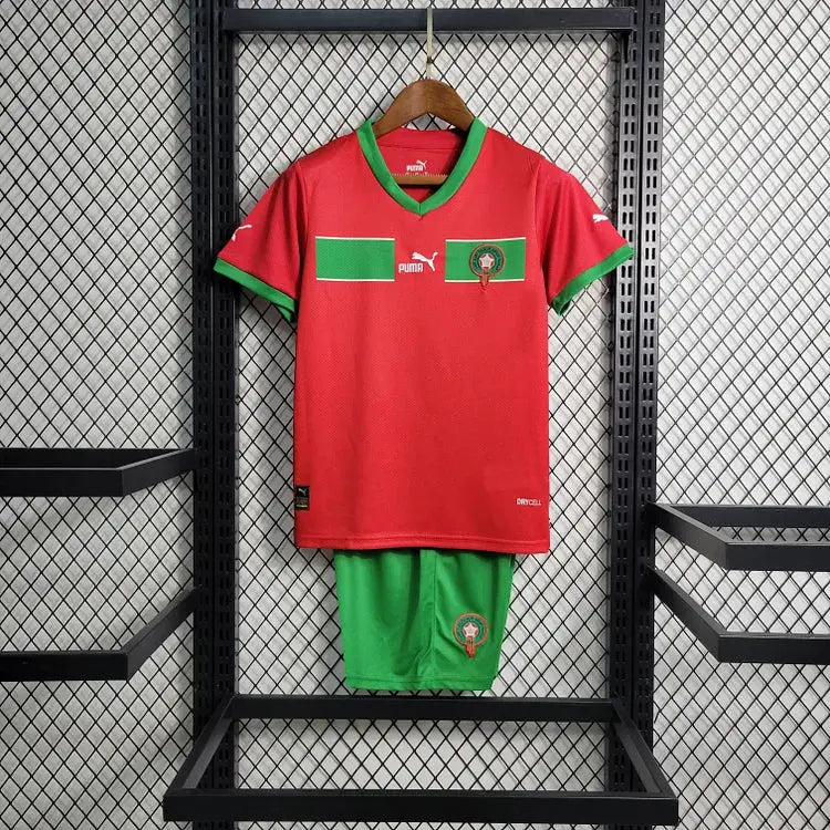 MAILLOT ENFANT MAROC DOMICILE 2022/2023 Onze Maillots