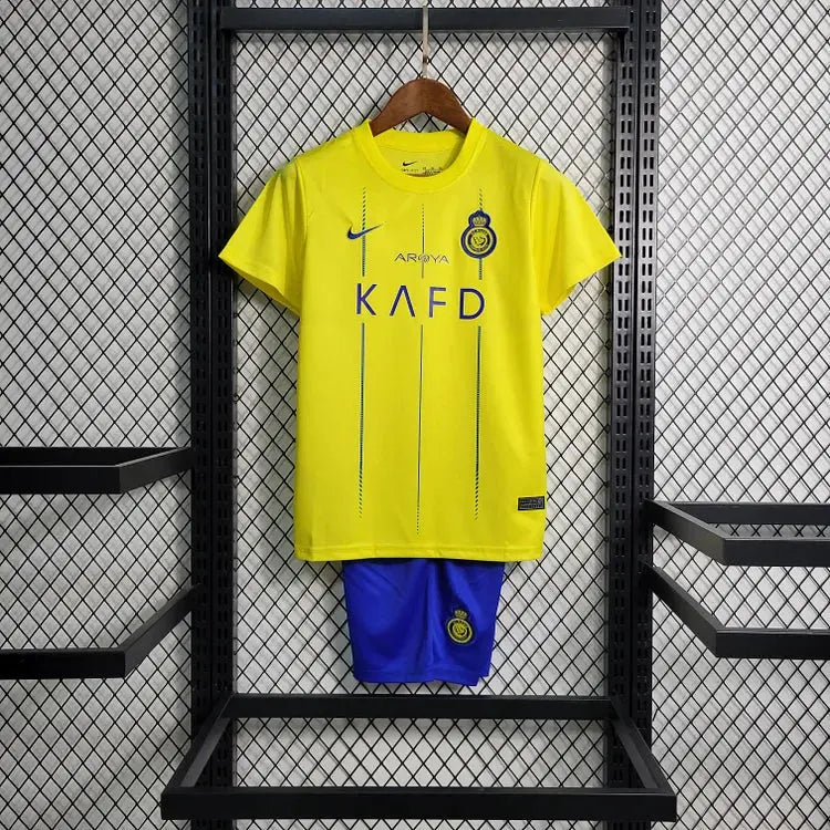 MAILLOT ENFANT AL NASSR FC DOMICILE 2023/2024 Onze Maillots