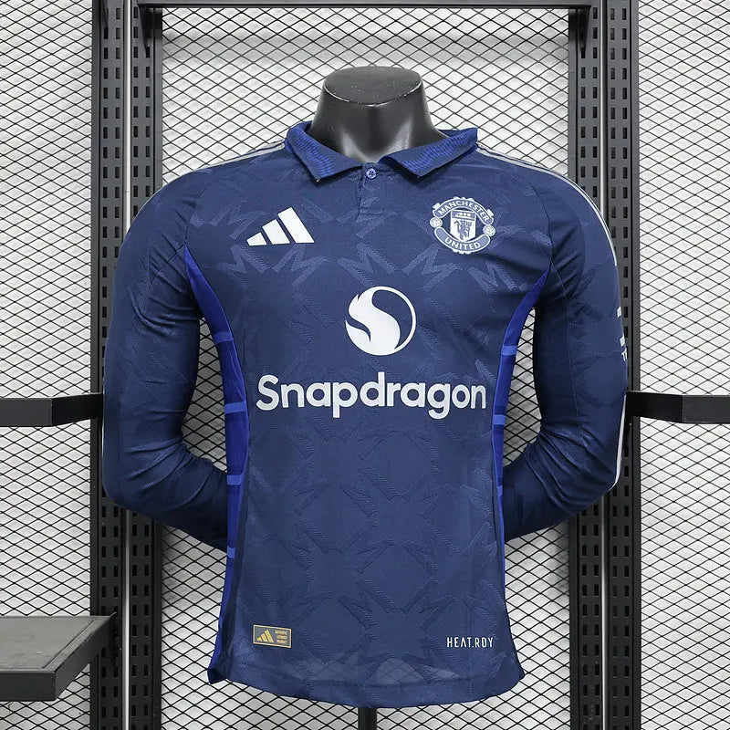 MAILLOT MANCHESTER UNITED EXTERIEUR 2024/2025 VERSION MANCHES LONGUES Onze Maillots